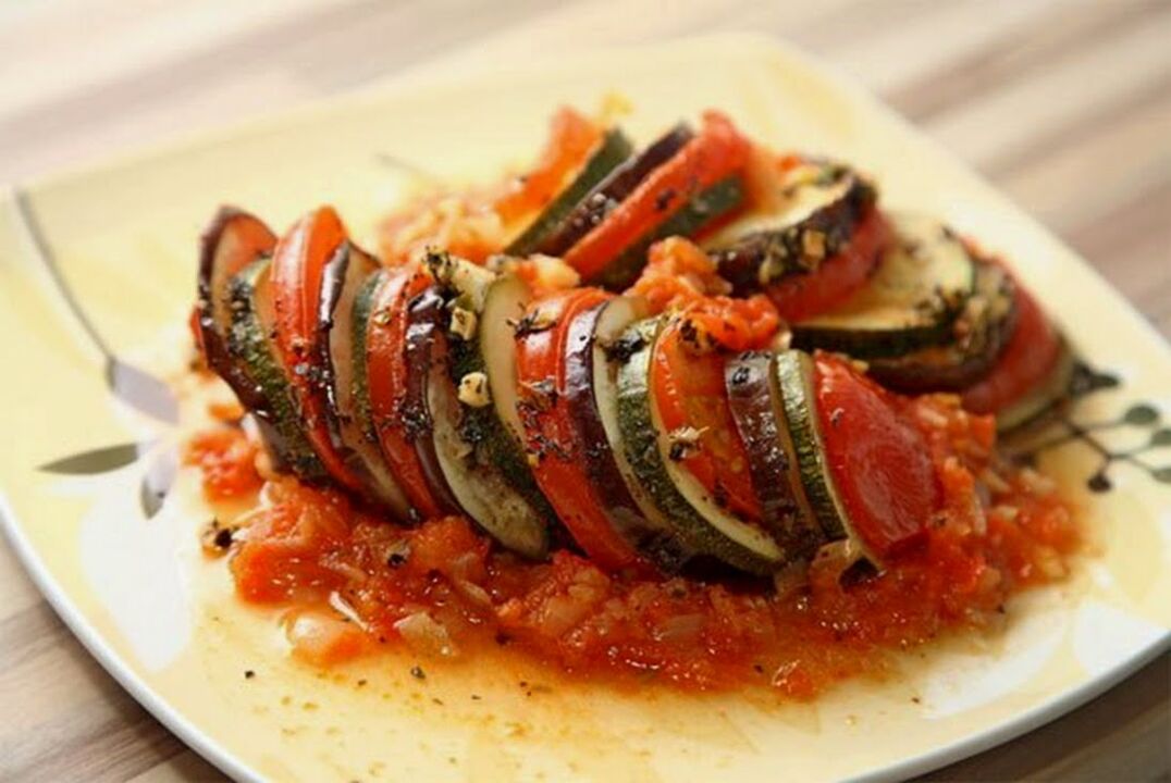 ratatouille pour le régime dukan