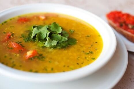 Soupe aux lentilles