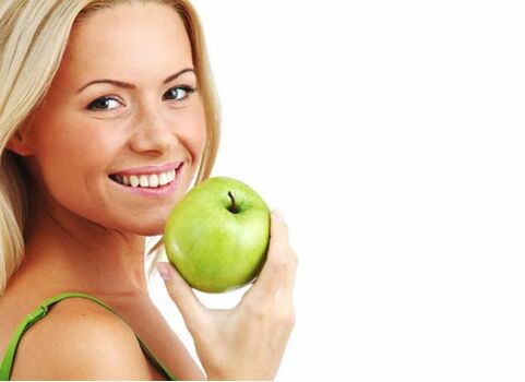 Le régime de pomme perd du poids en une semaine